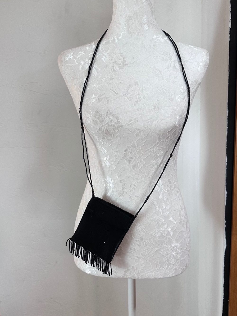Small shimmery and beaded bag